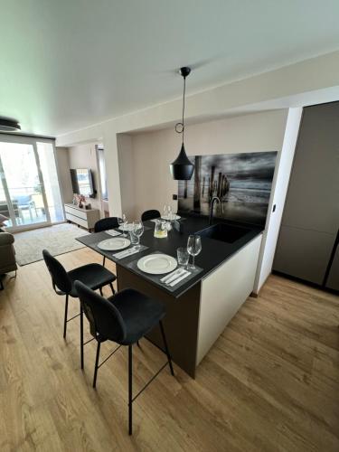 Χώρος καθιστικού στο Luxury apartment Y after renovation in Cullera with parking