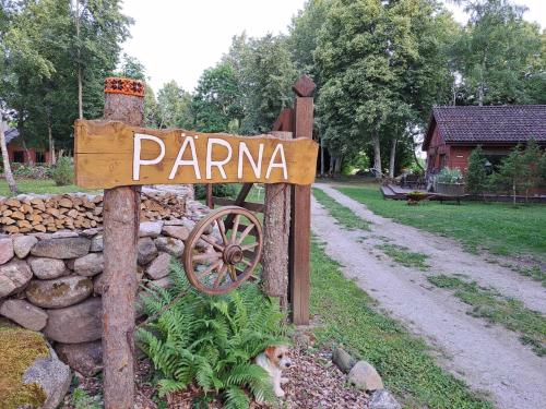 Un jardín fuera de Pärna Muhu Island