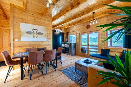 Гостиная зона в Villas Katarina Skadar Lake