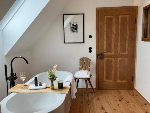 Et badeværelse på Winzerhaus Im Himmelreich