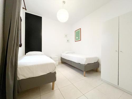 Posteľ alebo postele v izbe v ubytovaní Velarde Deluxe Beach Flat byCanary365