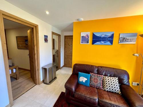 Posezení v ubytování The Haven Montriond jardin 4 personnes