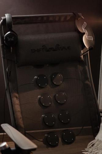 a close up of a purse with dials on it at 11 Mirrors Design Hotel in Kyiv