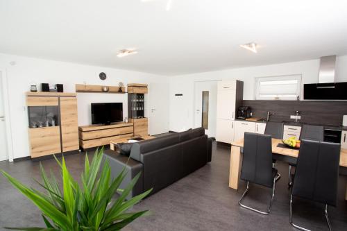 ครัวหรือมุมครัวของ Ferienwohnung Ringingen