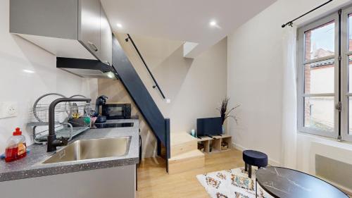 CHAL5 Duplex 25m2 à 200m du Capitole