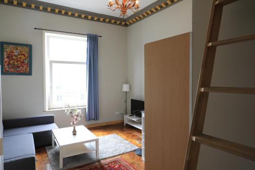 Χώρος καθιστικού στο Centauren Apartment 03 Modern im Herzen Bremens