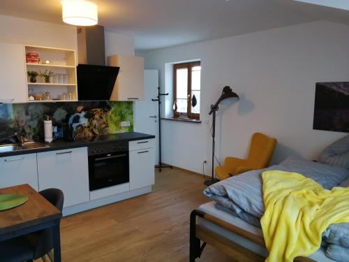 Kuchyň nebo kuchyňský kout v ubytování Quartier No. 7 - Serviced Living