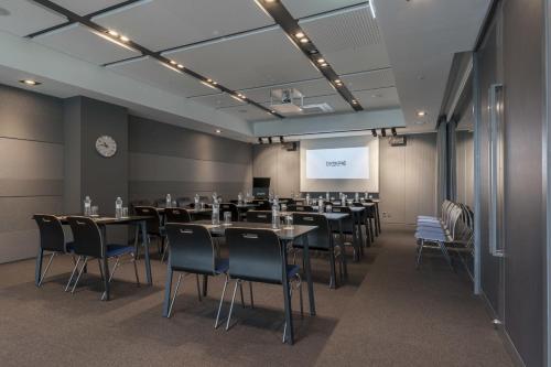 Der Geschäftsbereich oder Konferenzraum in der Unterkunft Hotel Cappuccino