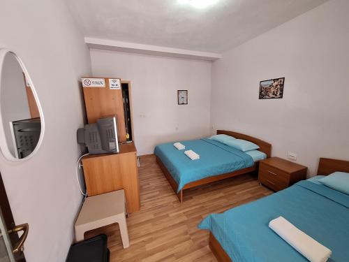 Postel nebo postele na pokoji v ubytování Studio Apartments Oleg Ohrid