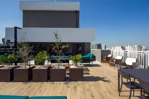 Balkón nebo terasa v ubytování Vista Alta/Academia/Insper e Hosp.São Luiz 650mts
