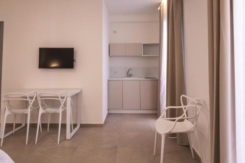 Kuchyň nebo kuchyňský kout v ubytování Aura Room