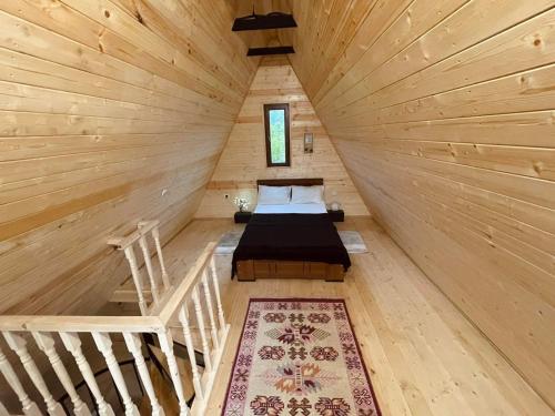Postel nebo postele na pokoji v ubytování Mountain Cottage - Ananuri
