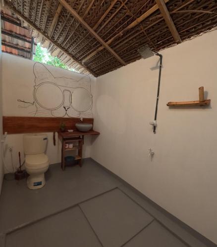 Koupelna v ubytování C U Hostel