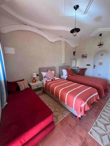Cama o camas de una habitación en Jnane Ayam Atlas