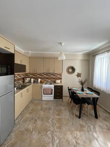 Kuchyň nebo kuchyňský kout v ubytování Anesis home