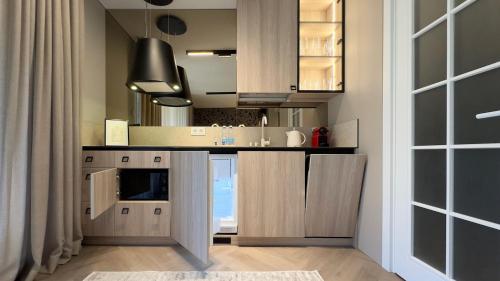 Η κουζίνα ή μικρή κουζίνα στο Garden Hill