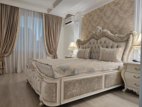 Postel nebo postele na pokoji v ubytování Luxury Star