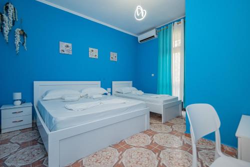 Cama o camas de una habitación en Vila al3