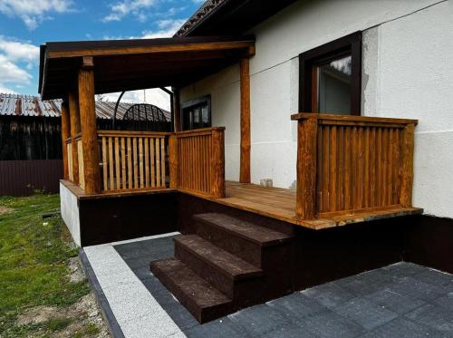 Un balcon sau o terasă la Siedlisko Pod Babią Góra