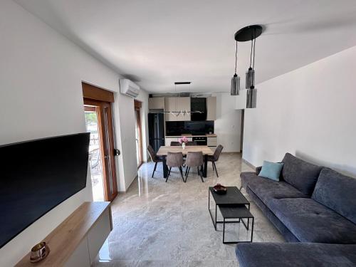 Ruang duduk di APARTMANI 4 PALME