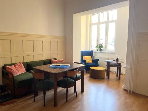 Posezení v ubytování Arch Apartment in Třebíč