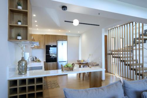 Una cocina o cocineta en avaton villa
