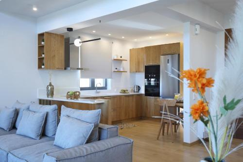Una cocina o cocineta en avaton villa