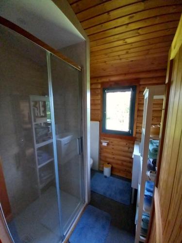 Koupelna v ubytování Chalet des Echappées Belles