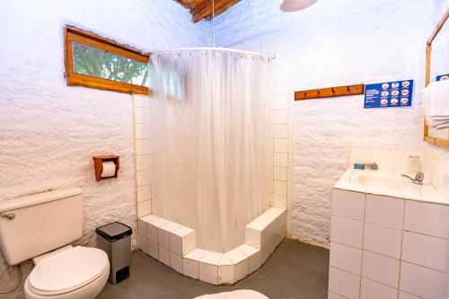 Koupelna v ubytování Hotel Las Pocitas