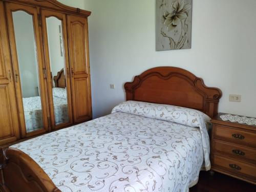 Letto o letti in una camera di Casa de Tanajildo