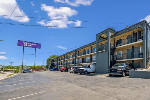 a parking lot in front of a building at Knights Inn Antioch in Antioch