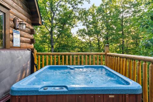Deja View Serene Mountain Cabin for a Family Get-away with a Hot tub Sauna Fire pit that is Pet Friendly photo 21