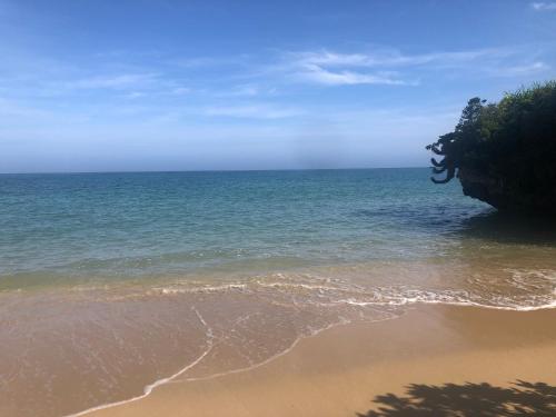 a view of the ocean from a beach at Beachfront Paradise Ishigaki in Ishigaki Island