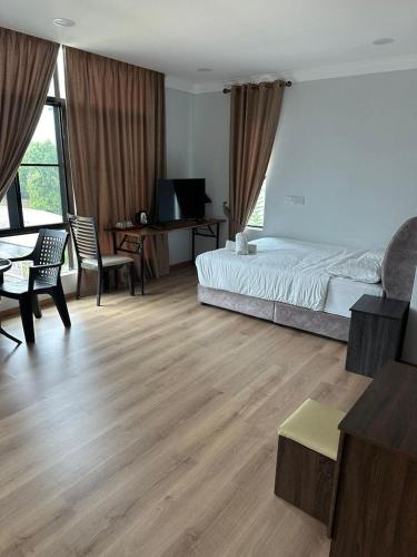 Postel nebo postele na pokoji v ubytování Lakeview Resort