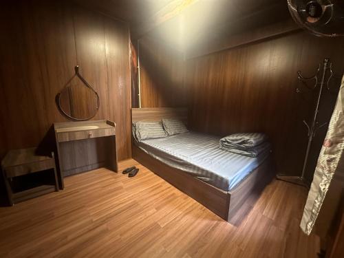 Кровать или кровати в номере Sapa Paradise Homestay