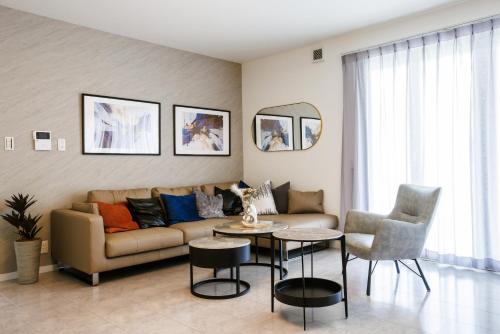 Zona de estar de dogs retreat villa awaji