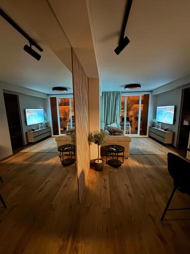 Χώρος καθιστικού στο Luxury apartment Y after renovation in Cullera with parking
