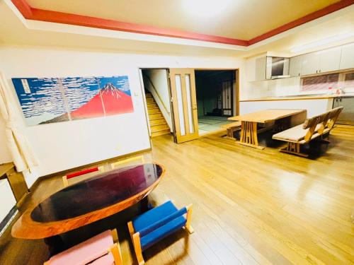Posezení v ubytování Sapporo Vacation Home B&B