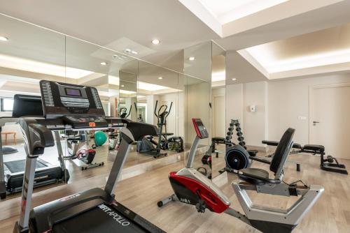 Gimnasio o equipo deportivo en Blue Dome Hotel