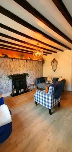 Et opholdsområde på Beatrice Cottage