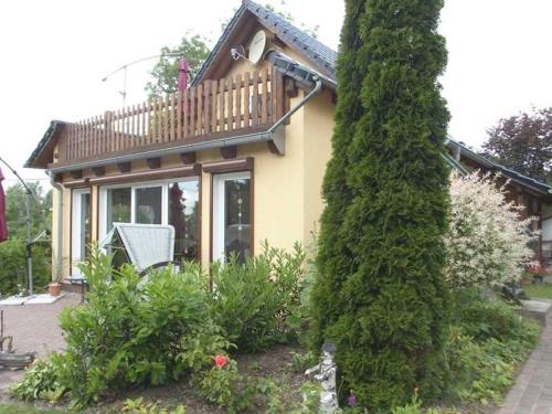 Κήπος έξω από το Ferienwohnung Peeneblick