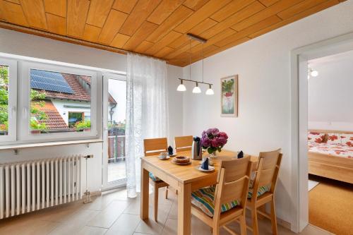 Area soggiorno di Ferienwohnung Hörth