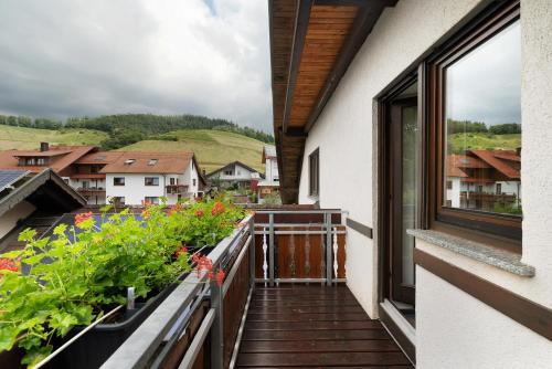 Balcone o terrazza di Ferienwohnung Hörth