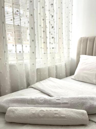 Cama o camas de una habitación en Lumo
