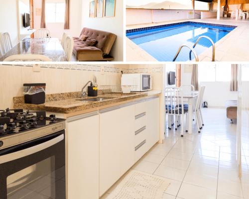 Una cocina o cocineta en Condomínio Residencial João Branciforti