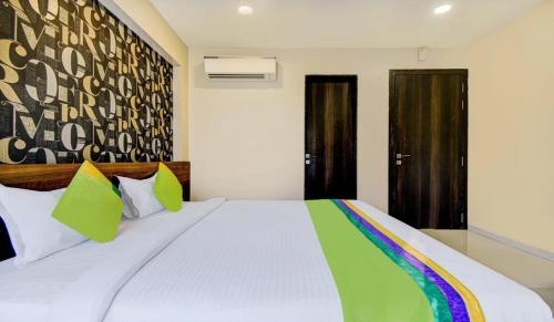 Ένα ή περισσότερα κρεβάτια σε δωμάτιο στο Hotel Premium Star Family Rooms