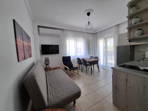 Kuchyň nebo kuchyňský kout v ubytování Alana apartment