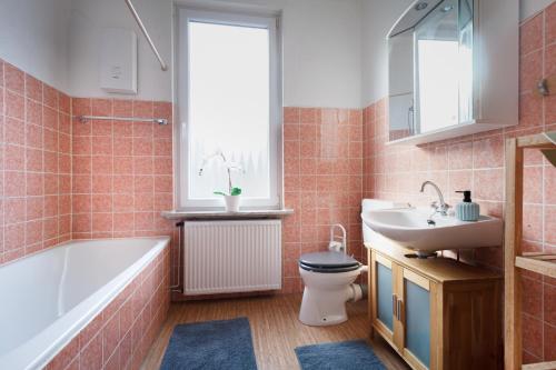 Koupelna v ubytování HIRSCH Apartment Waldhörnchen - zentral - ruhig