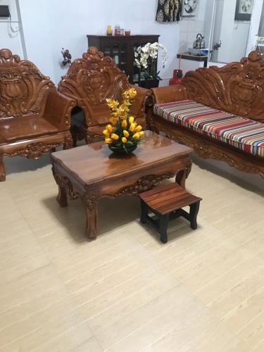 Χώρος καθιστικού στο Myrnas home