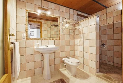 Koupelna v ubytování Son Cladera